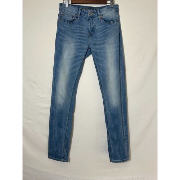 American Eagle Men's Active Flex Distressed Straight Leg Jeans Size 30x34 - Picture 1 of 5
